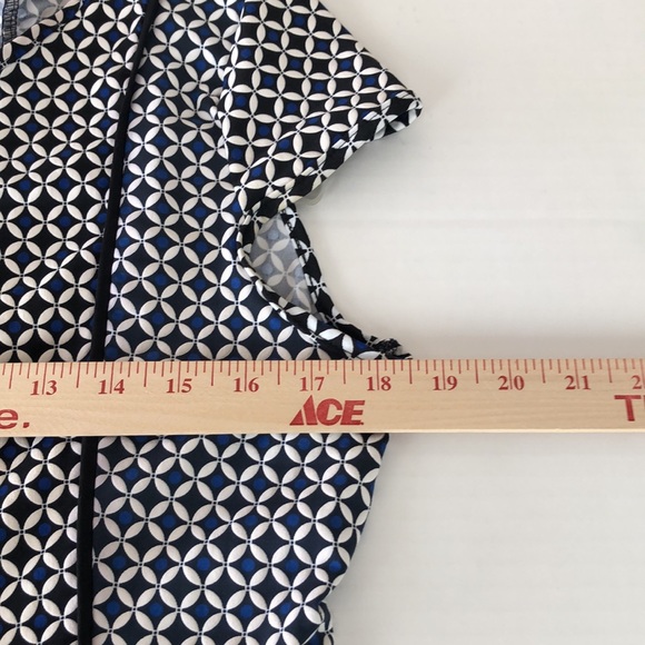 Robert Louis 2 piece Twin set Black Blue PM Petite Medium MP - Picture 8 of 16